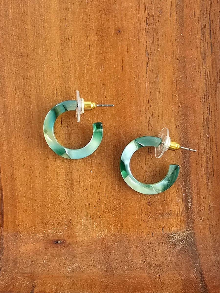 Cameron Micro Hoops - Palm Multi