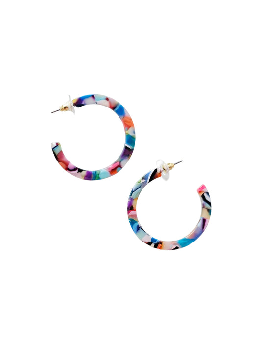 Cameron Midi Hoops - Fiesta Multi