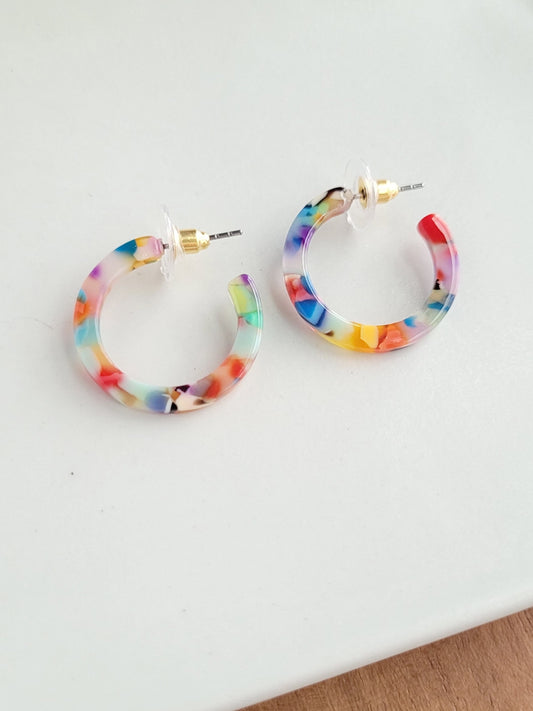 Cameron Mini Hoops - Fiesta Multi