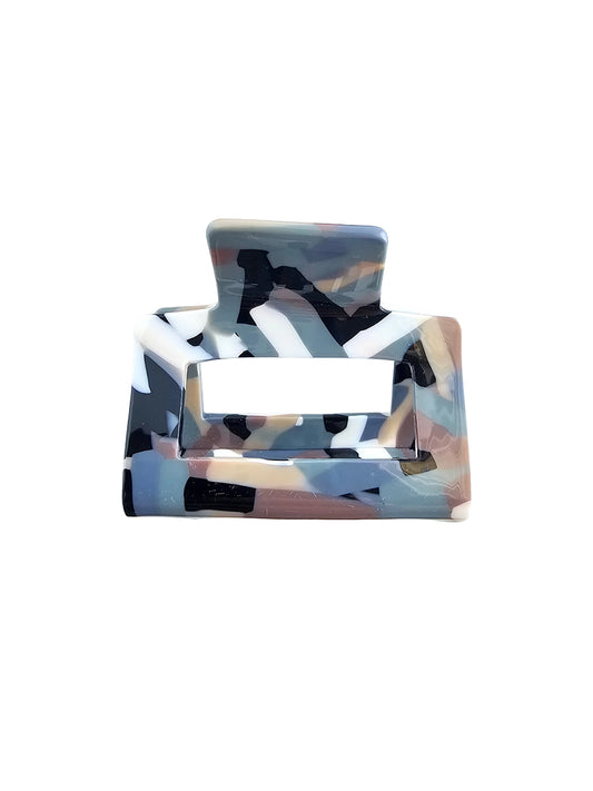 Carly Hair Claw - Camo Terrazzo
