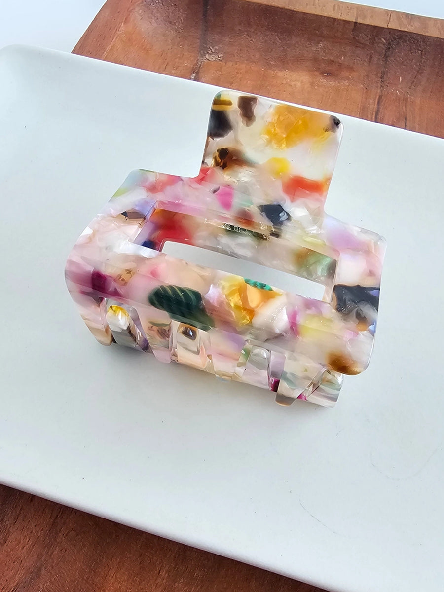 Carly Hair Claw - Confetti Multi