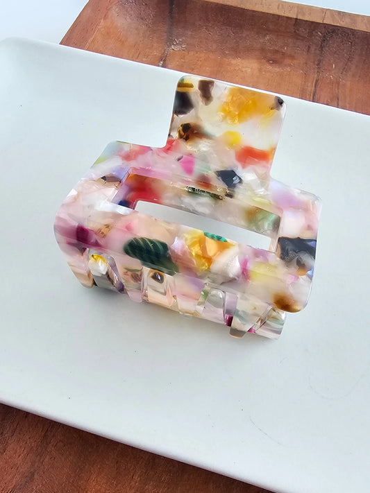 Carly Hair Claw - Confetti Multi