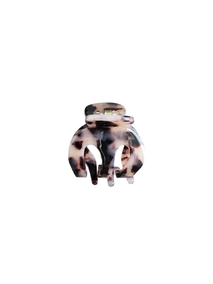 Claire Mini Hair Claw - Blonde Tortoise