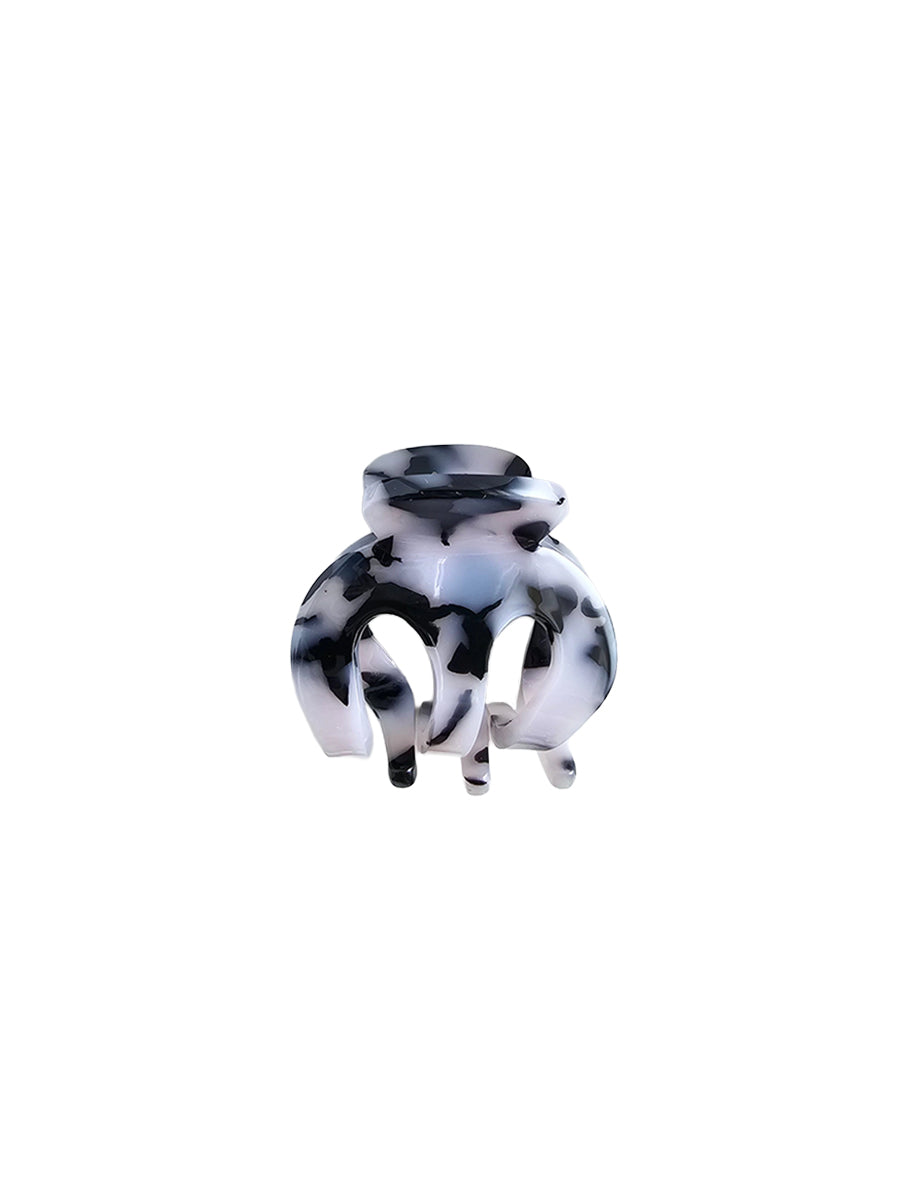 Claire Mini Hair Claw - Snow Tortoise