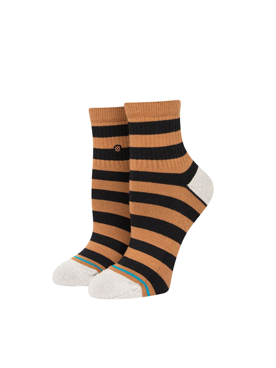 Anything Quarter Socks - Black Brown