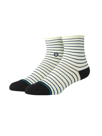 Blue Fade Quarter Socks - Ice Blue