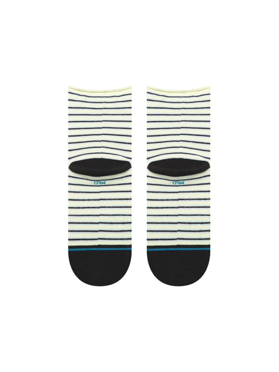 Blue Fade Quarter Socks - Ice Blue