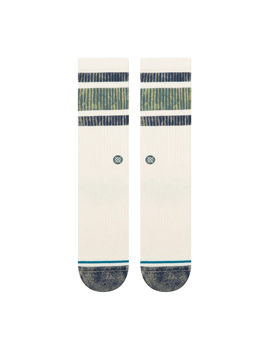 Signature Washed Boyd Crew Socks - Atlantic