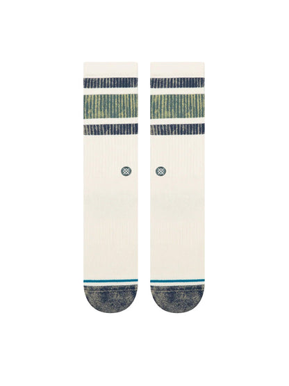 Signature Washed Boyd Crew Socks - Atlantic