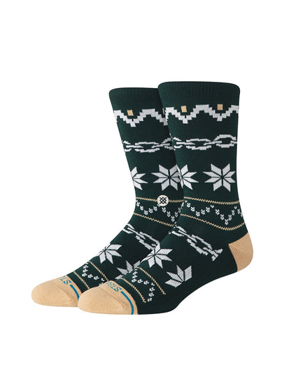 Break the Season Crew Socks - Pine
