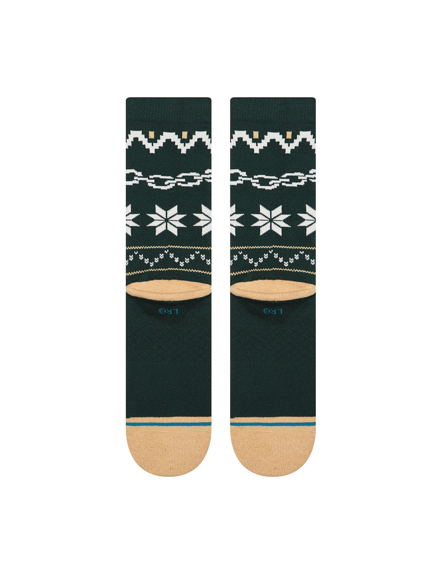 Break the Season Crew Socks - Pine