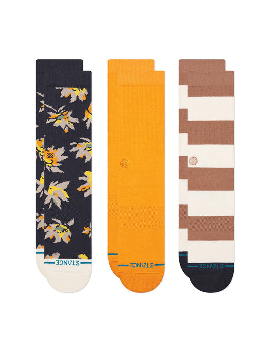 Equinox Crew Sock 3-Pack - Navy