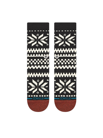 Flake Crew Sock - Black