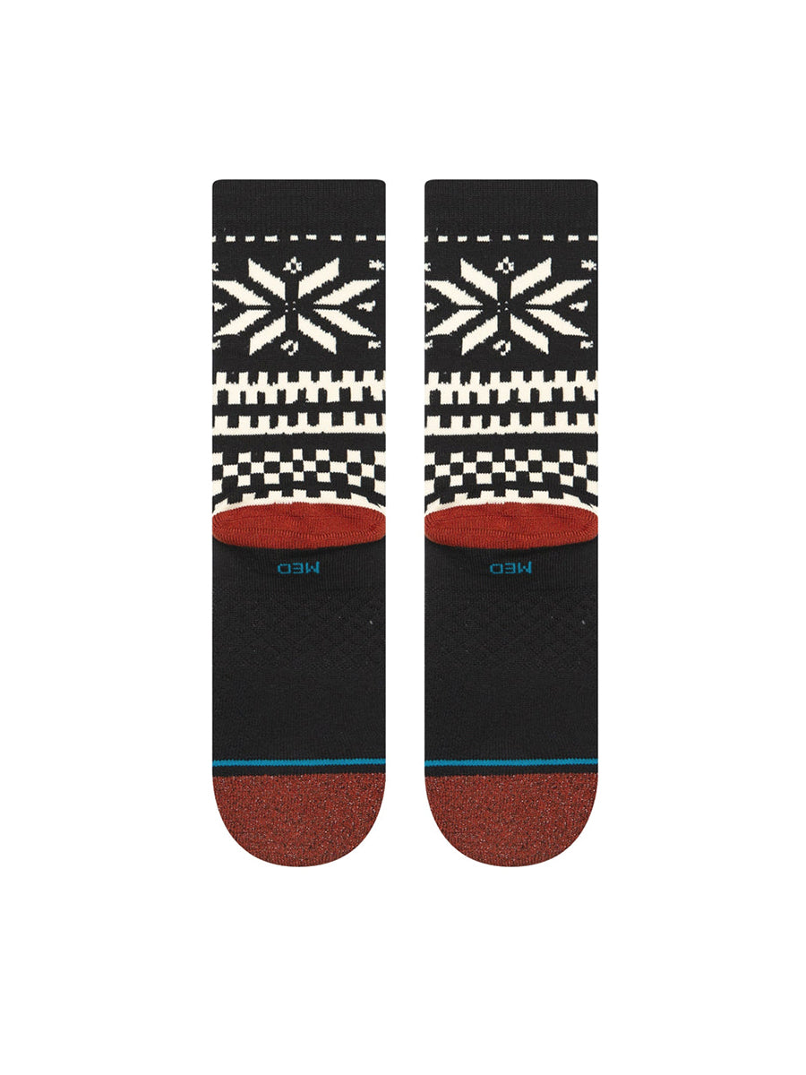 Flake Crew Sock - Black