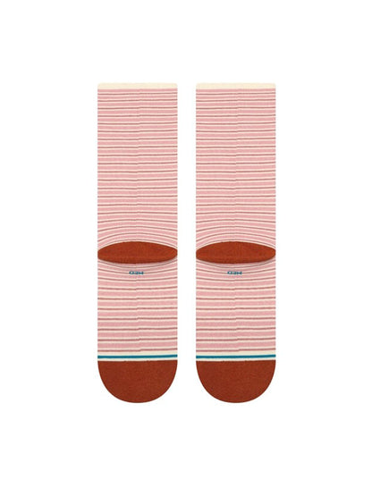 Fortune Crew Sock - Dusty Rose