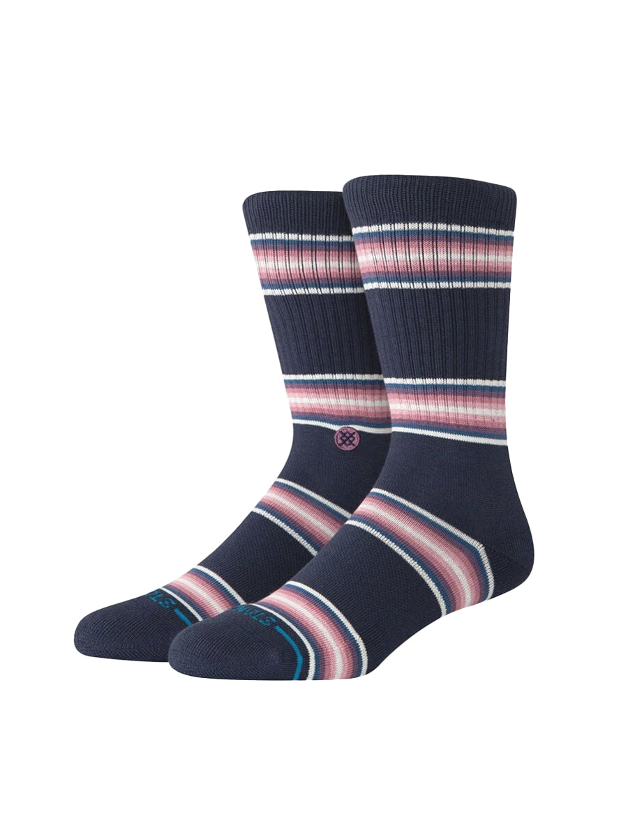 Hill Top Crew Socks - Navy