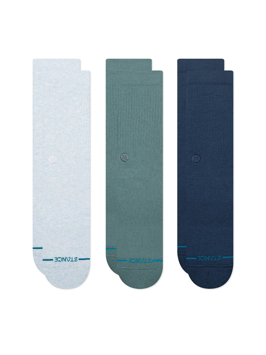 Icon Crew Sock 3-Pack - Mist