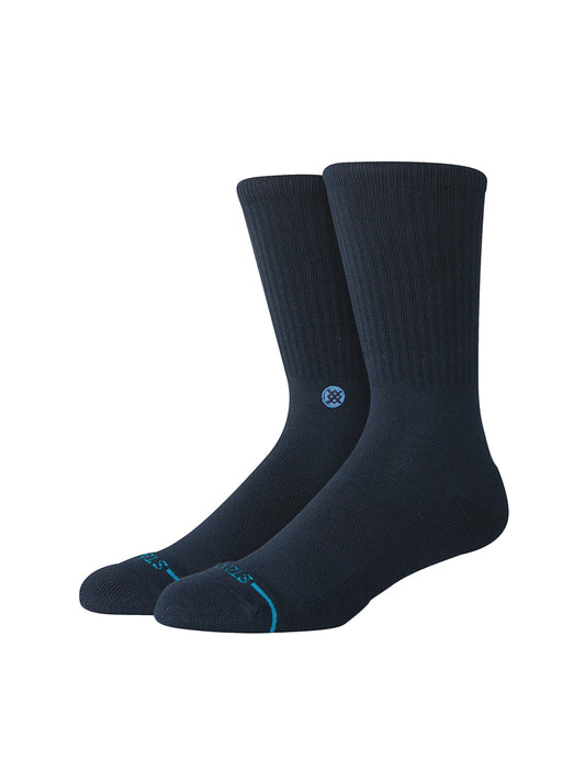 Icon Crew Socks - Dark Navy