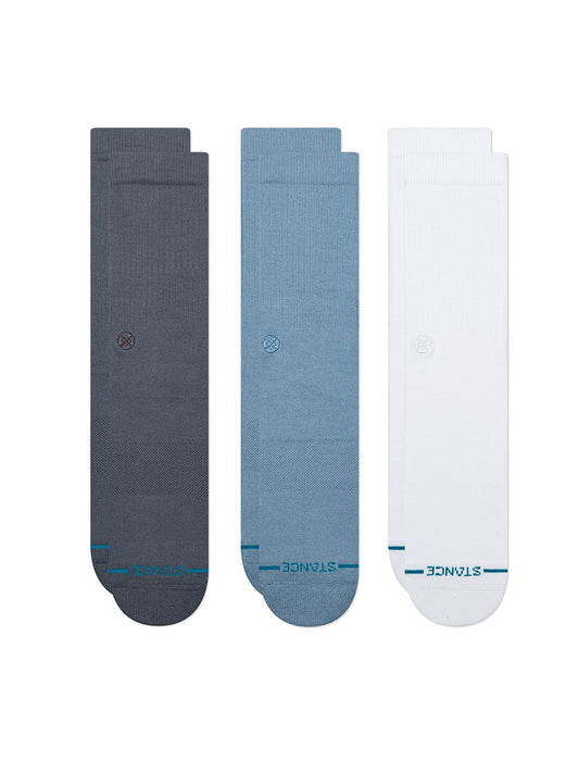 Icon Crew Sock 3-Pack - Turbulence