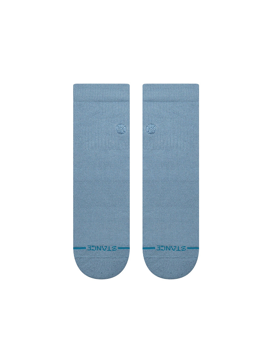 Icon Quarter Socks - Windward Blue