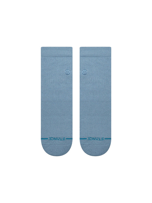 Icon Quarter Socks - Windward Blue