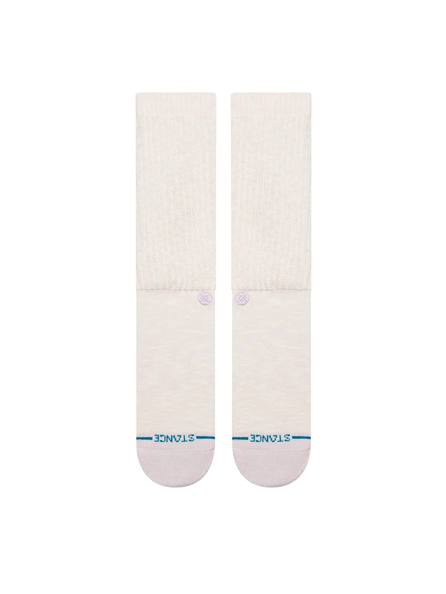 Icon Slouch Crew Socks - Orchid