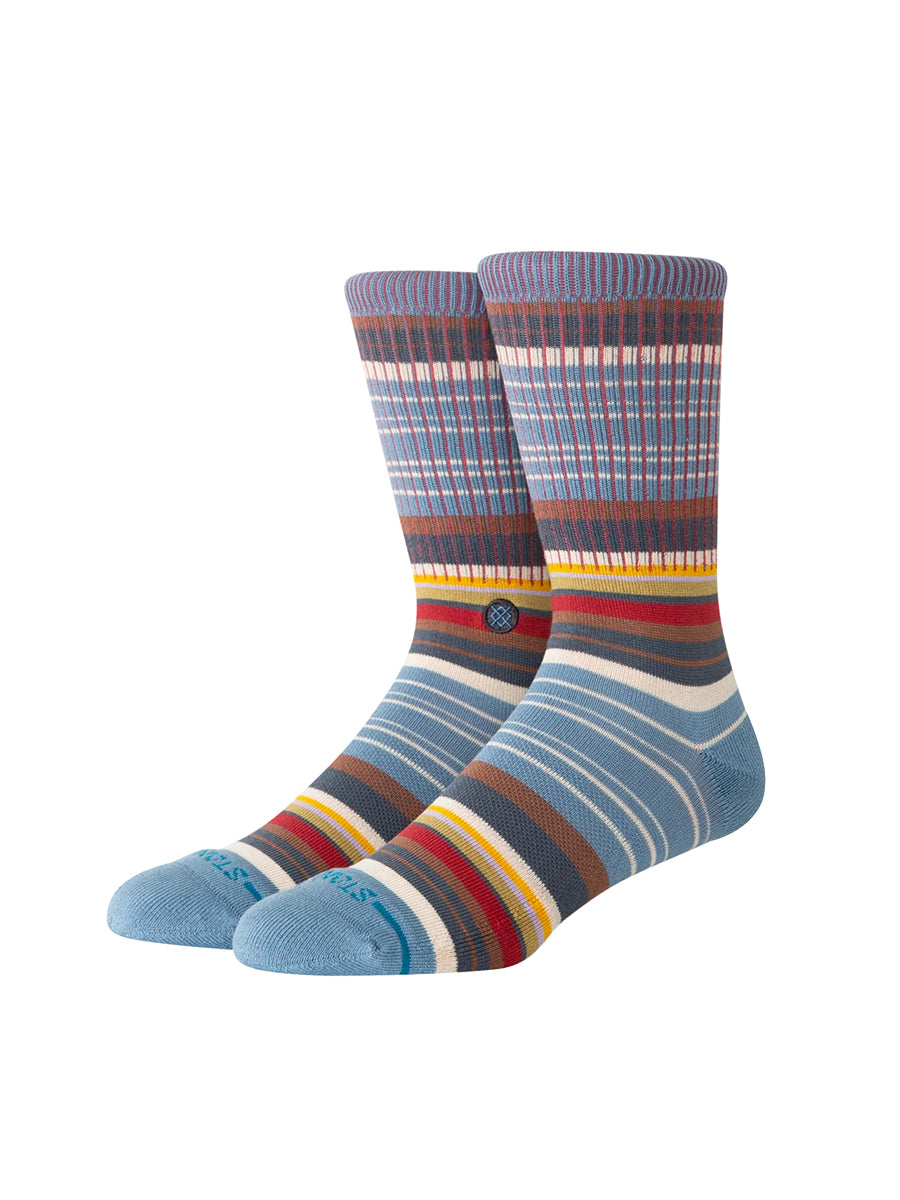Jorongo Pop Crew Socks - Windward Blue