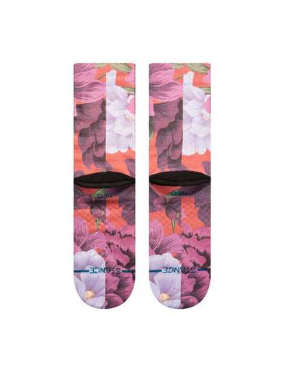 Nice to Meet You Crew Socks - Red Fade