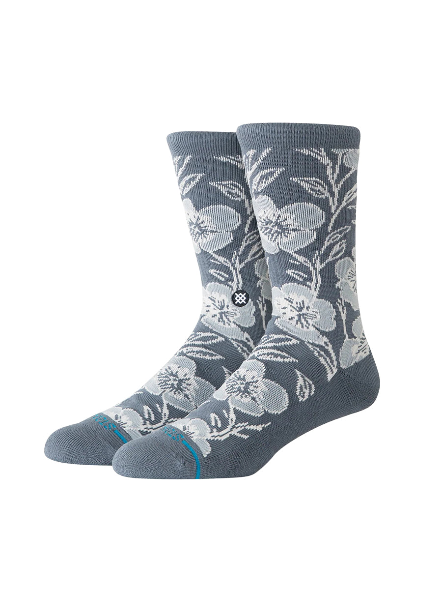 Papaver Crew Socks - Grey