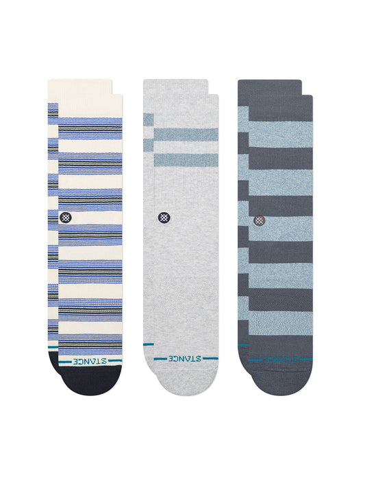 Sako Crew Socks 3-Pack - White
