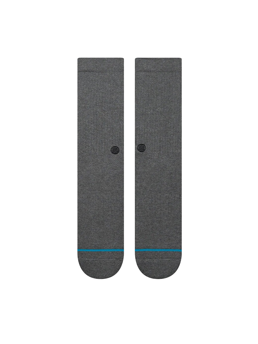 Signature Crew Socks - Black Heather