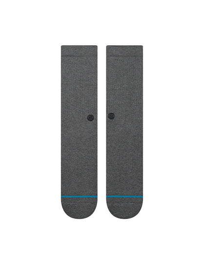 Signature Crew Socks - Black Heather