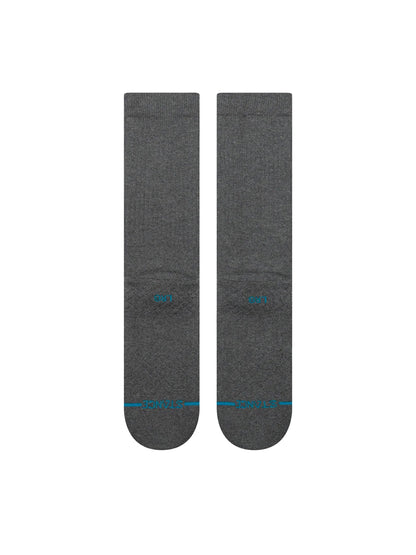 Signature Crew Socks - Black Heather