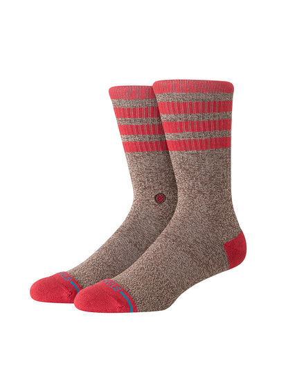 Sock Monkey Crew Socks - Brown