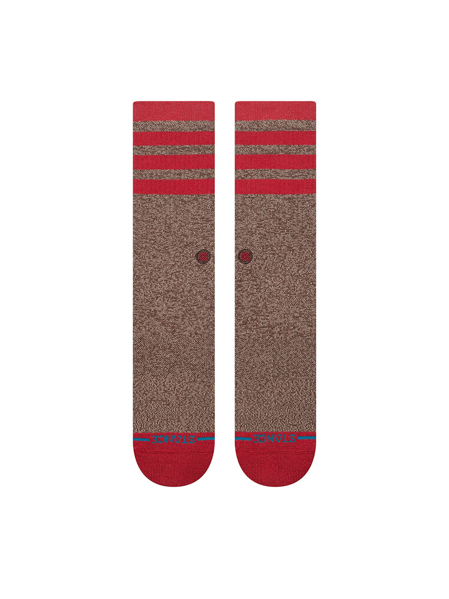 Sock Monkey Crew Socks - Brown