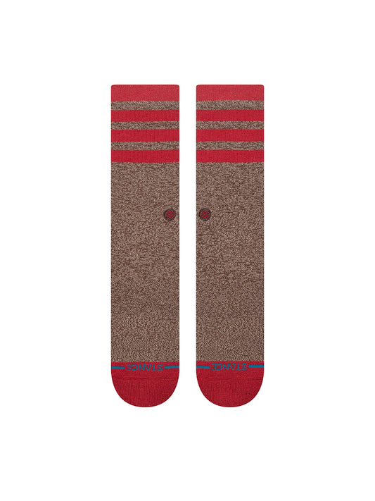 Sock Monkey Crew Socks - Brown