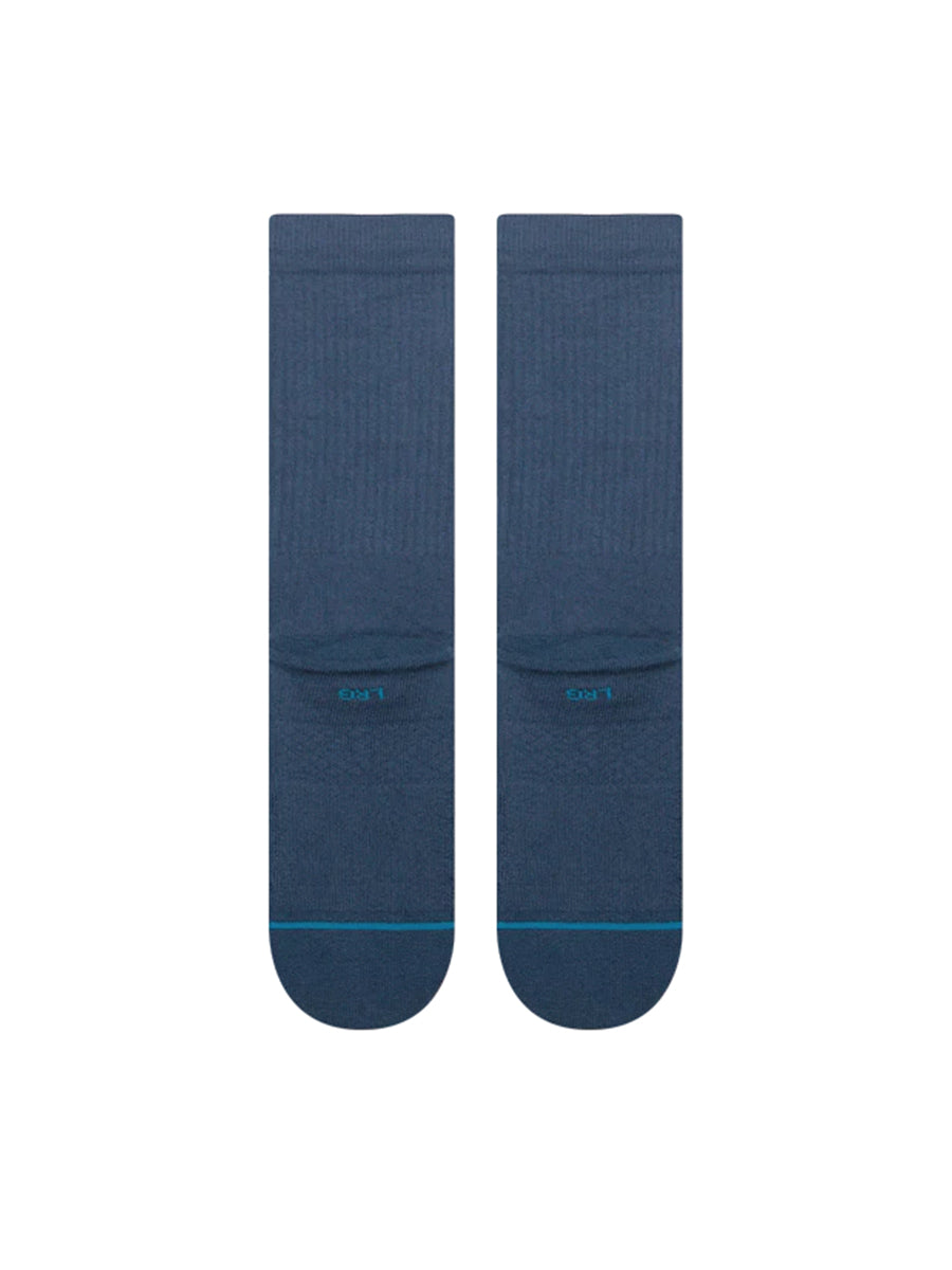 Stripes Crew Socks - Navy