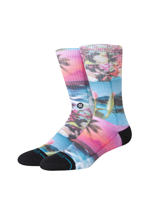 Take a Picture Crew Socks - Floral