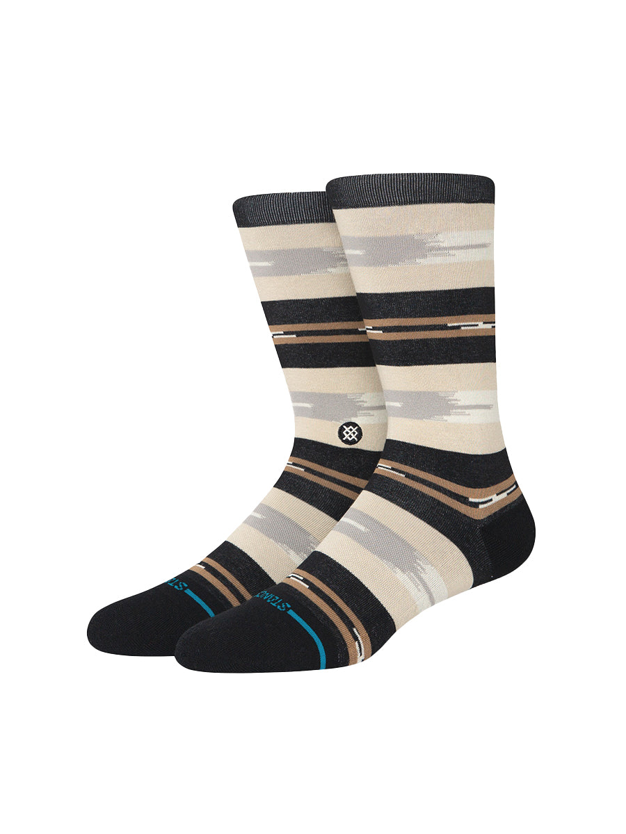 Trail Bound Crew Socks - Black