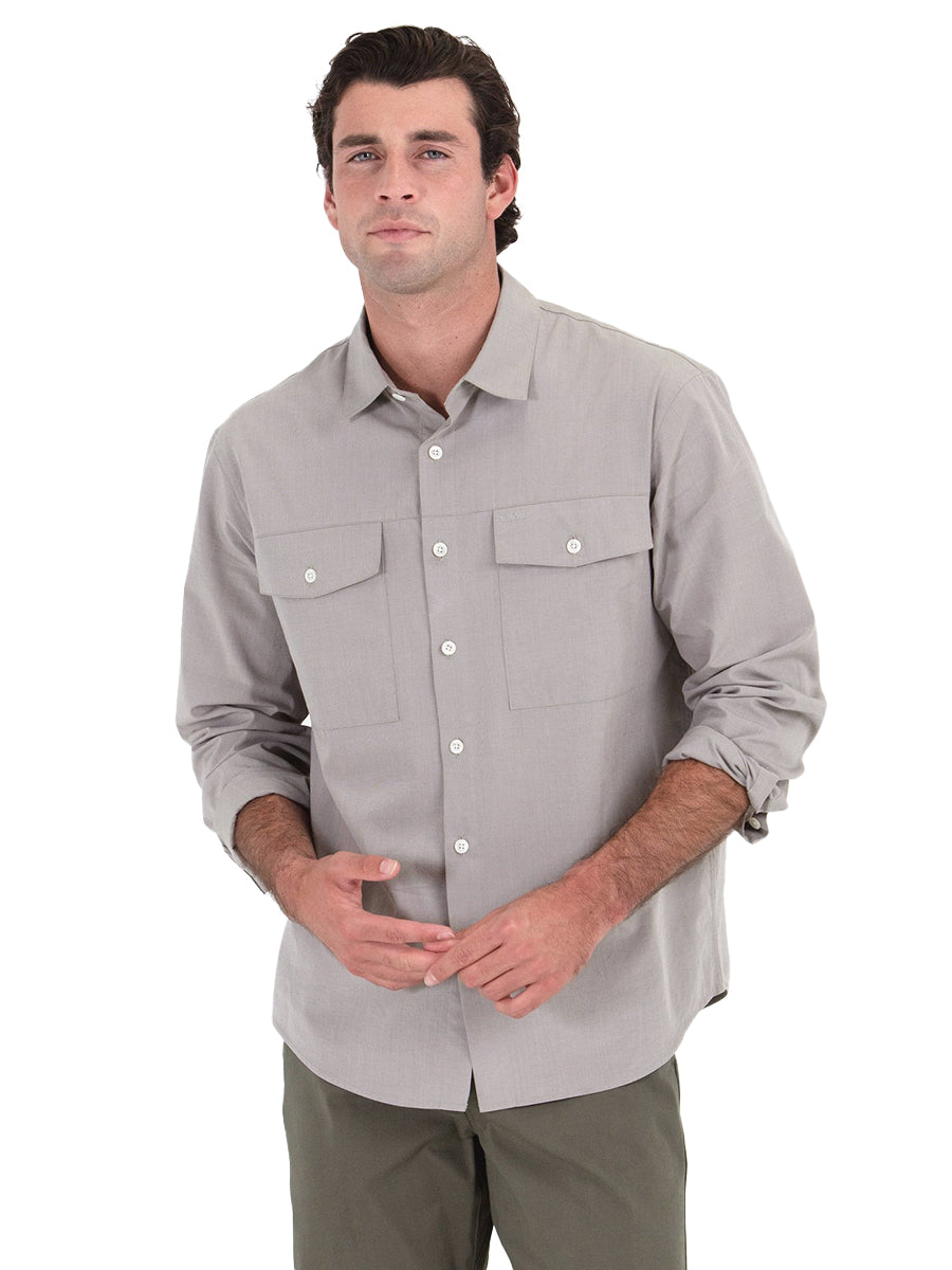 Utility Long Sleeve Shirt - Vetiver