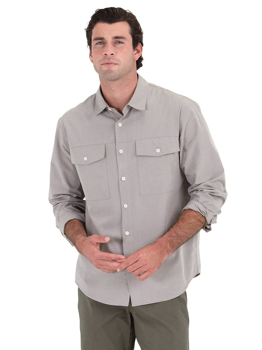 Utility Long Sleeve Shirt - Vetiver