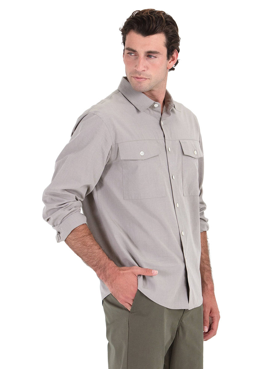 Utility Long Sleeve Shirt - Vetiver