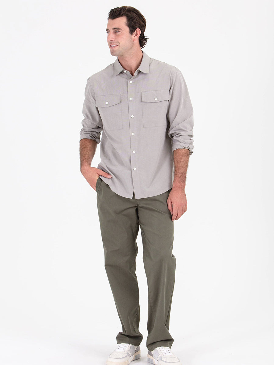 Utility Long Sleeve Shirt - Vetiver