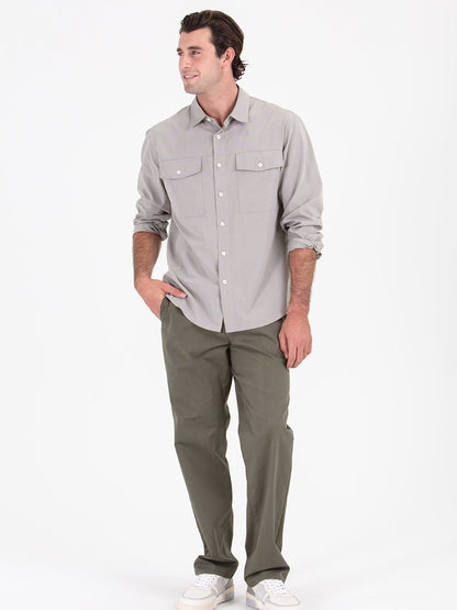 Utility Long Sleeve Shirt - Vetiver