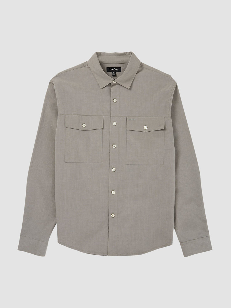 Utility Long Sleeve Shirt - Vetiver