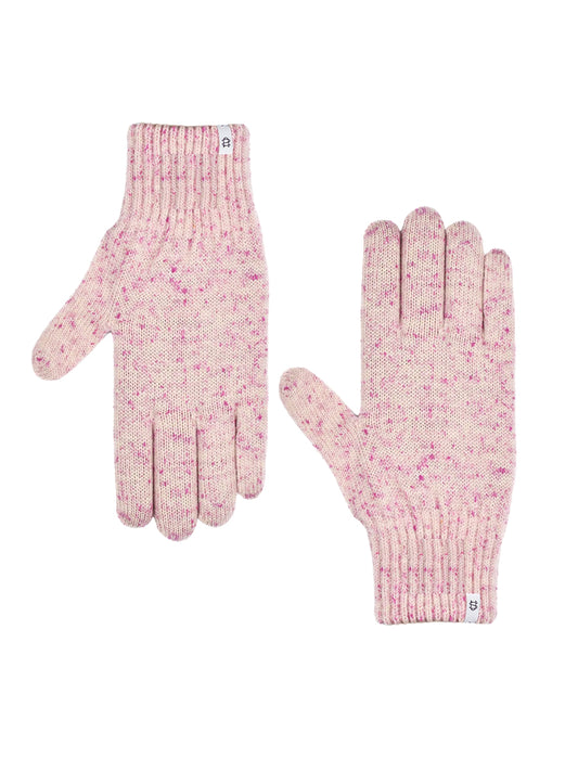 Ragg Wool Gloves - Cherry Blossom
