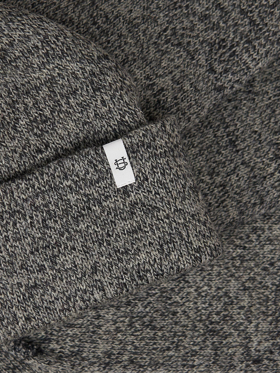Ragg Wool Beanie - Charcoal