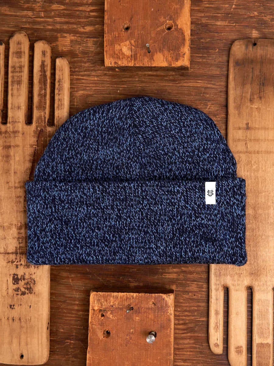 Ragg Wool Beanie - Denim