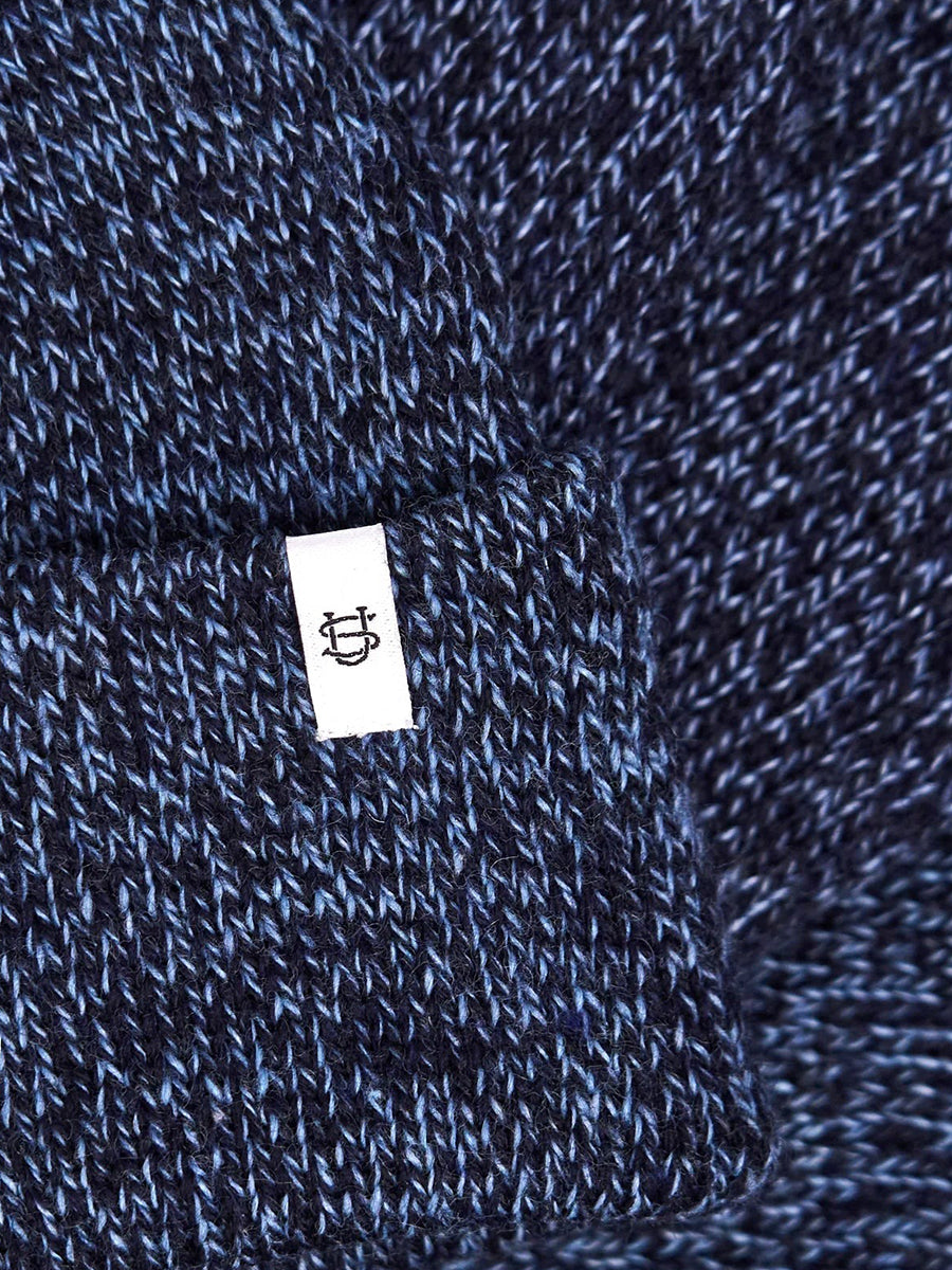 Ragg Wool Beanie - Denim