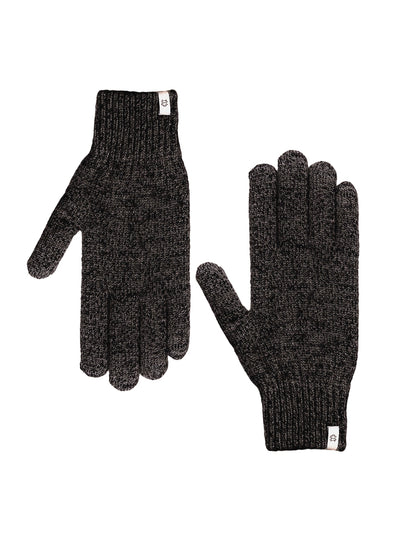 Ragg Wool Gloves - Black